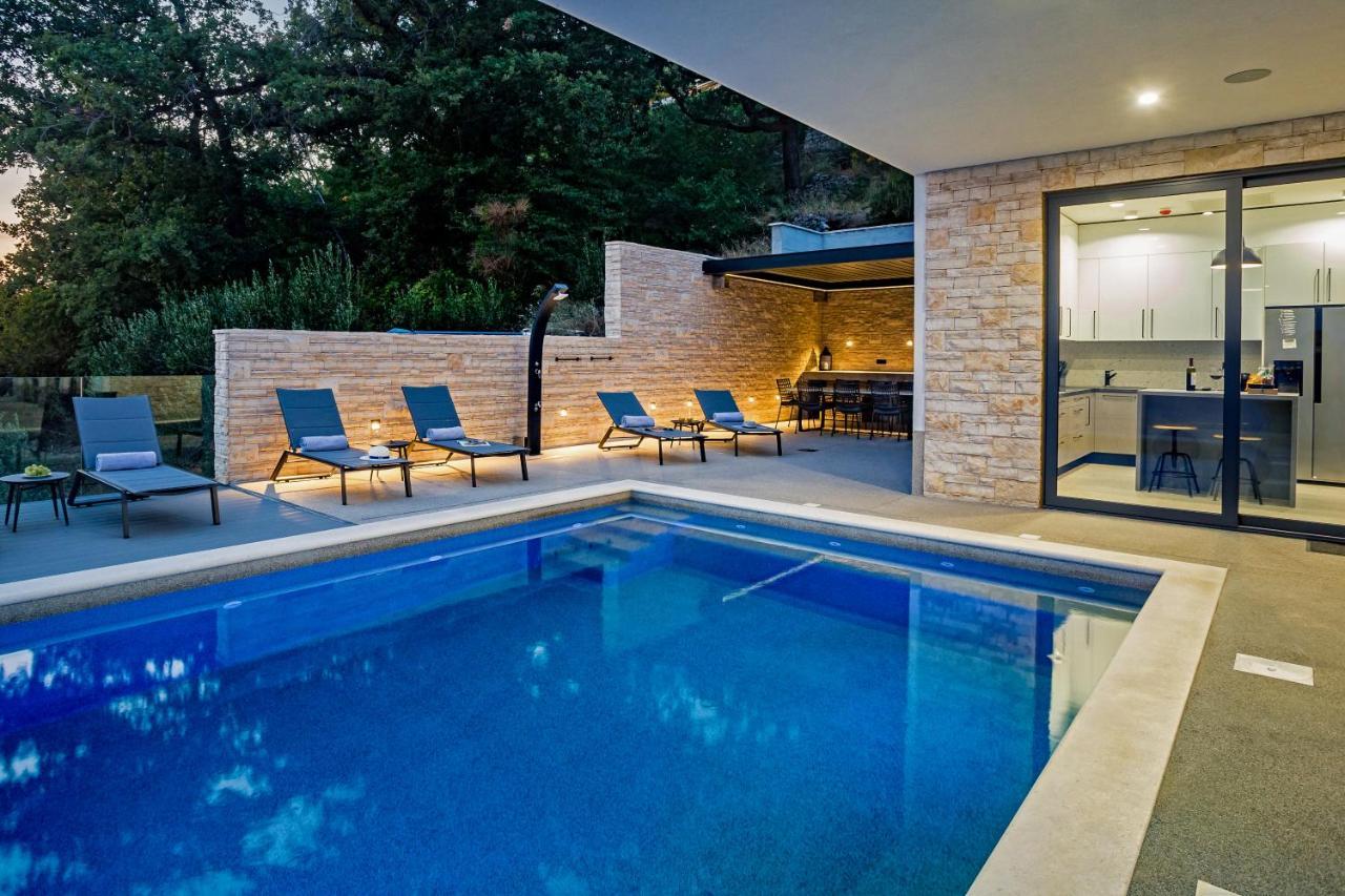 Villa Dispet With Heated Pool, Jacuzzi, Sauna And Cinema Celina Εξωτερικό φωτογραφία